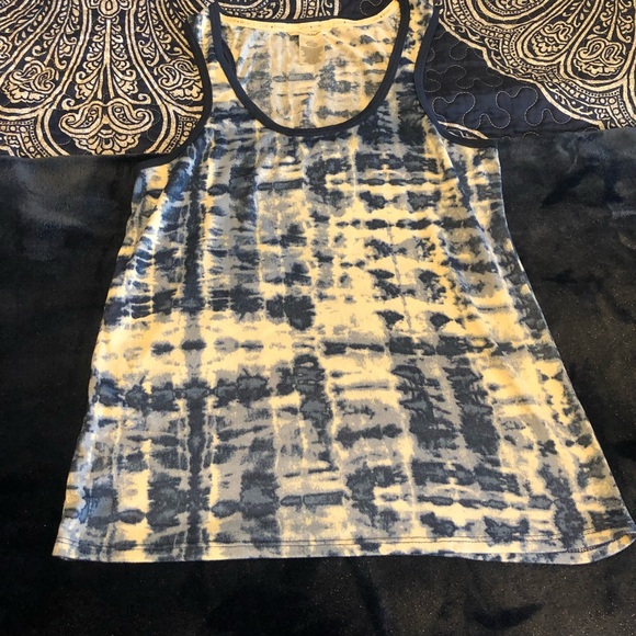 Lucky Brand Small Cozy blue tie dyed color tank top💙 - Picture 6 of 8